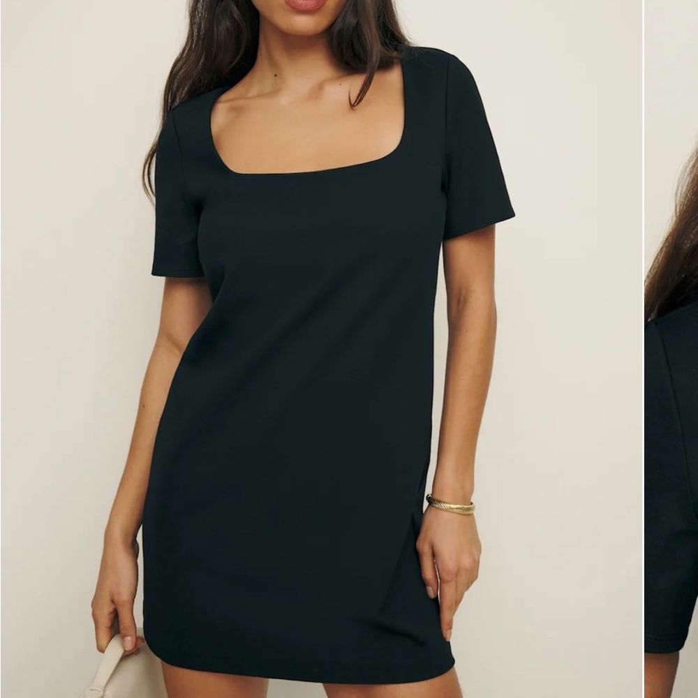 Reformation Carol Knit Dress Black - Size S